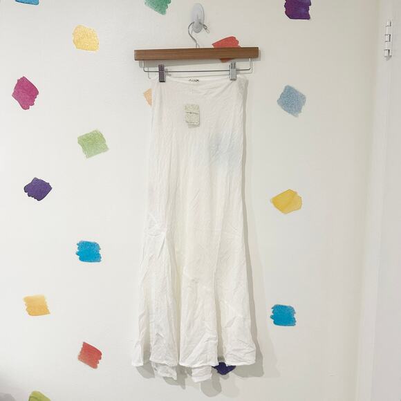 XS Free People Intimately Sweet On You Bias Half Slip Cream Ivory Skirt NWT - Picture 3 of 6